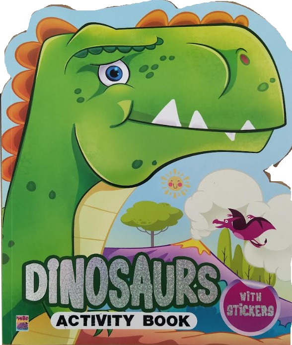 DINOSAURS ACTIVITY BOOK (WITH STICKERS)